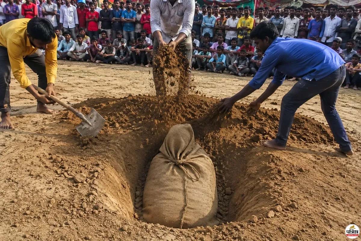 नूंह में ‘जिंदा समाधि’ स्टंट बना मौत का खेल, 27 वर्षीय युवक की दम घुटने से मौत