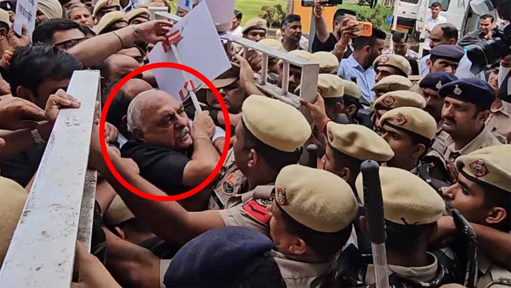 हरियाणा विधानसभा में धक्का-मुक्की और हंगामे पर सियासी संग्राम, बीजेपी ने साधा निशाना