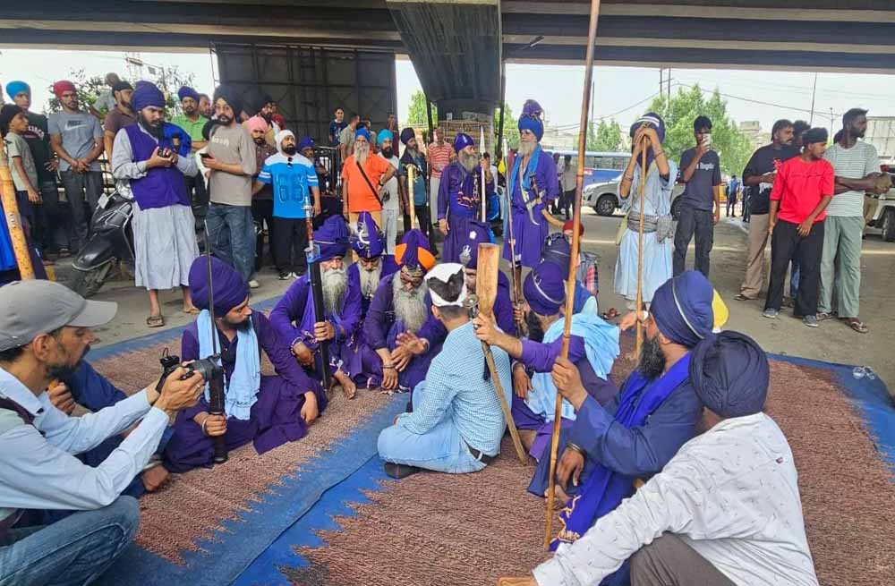 पंजाब बंद के दौरान लुधियाना में सिख जत्थेबंदियों का प्रदर्शन, नेशनल हाईवे किया जाम