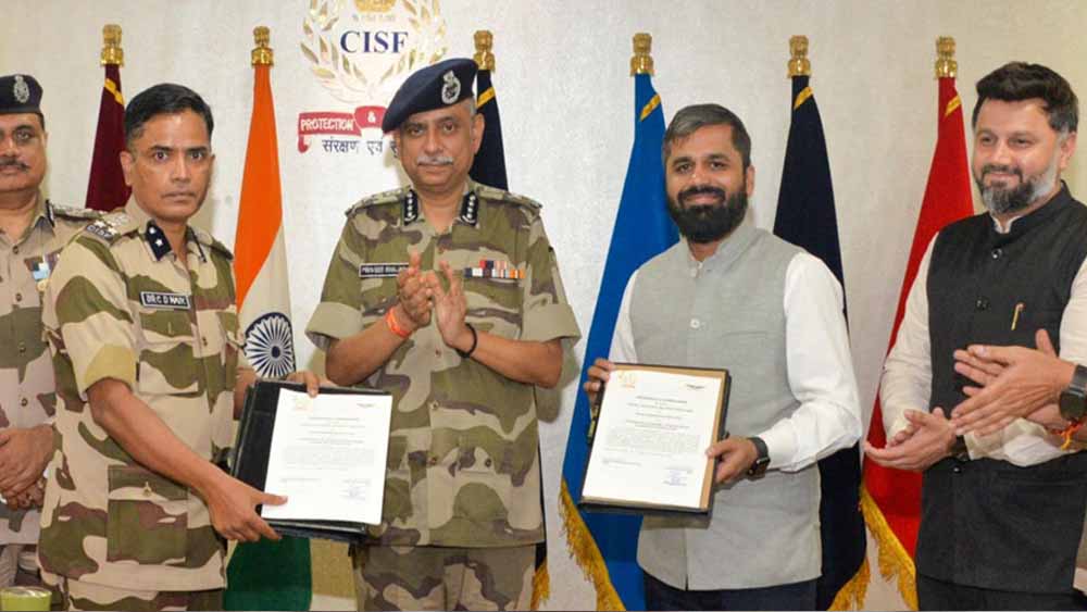 CISF-DFI मिलकर 370 संवेदनशील प्रतिष्ठानों की ड्रोन से करेगी सुरक्षा, बहरोड़ में बनेगा ट्रेनिंग हब