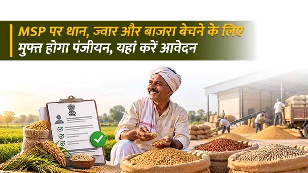 धान, ज्वार और बाजरा उपार्जन के लिए रिकॉर्ड पंजीयन, 10 अक्टूबर तक मिलेगा मौका